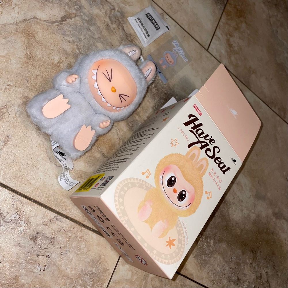 Pop Mart Labubu The Monsters Have a Seat HEHE Vinyl Plush